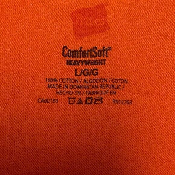 Graphitti Aquaman Symbol Men’s Orange Shirt - Picture 6 of 6